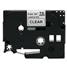 Brother P-Touch 1/4" Standard Laminated - Black on Clear - 26.2 ft